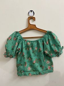 Floral Crop Top