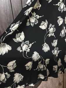 Black Floral Maxi Dress