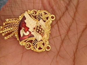 Gold Pleated Mangalsutra