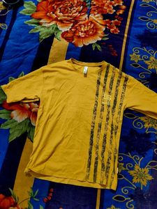 Yellow Graphic Print T-Shirt
