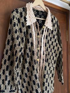 Vintage Lace Trimmed Shirt