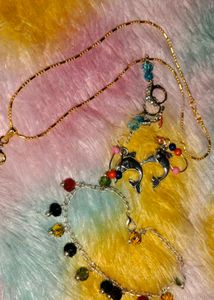 Brand new Charming Dolphin &amp; Heart Jewelry Set