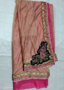 Saree With Beautiful Colours 💗