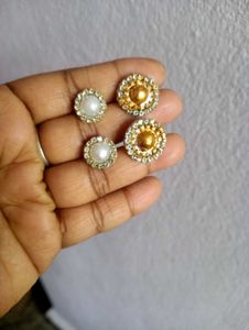 Sparkling Stud Earring Set