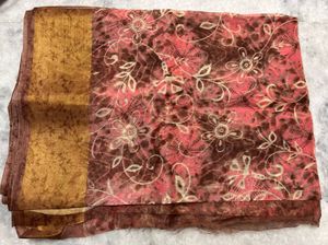 Elegant Floral Print Saree