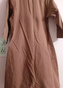 Pleated Front Button-Up Tunic