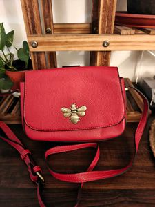 Accessorize London Red Bee Sling Bag
