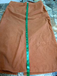 Casual Orange tan skirt