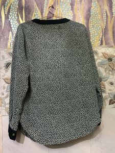Vintage Floral Print Blouse