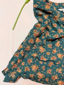Floral Wrap skirt