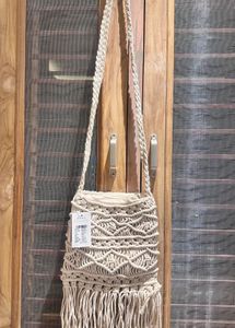 Macrame Sling Bag - Boho Chic