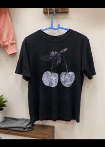 Black Cherry Graphic T-Shirt