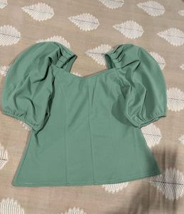 Cute Puffy Sleeve Top