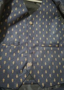 Men's Navy Nehru Jacket