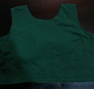 Embellished Emerald Green Blouse