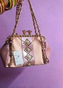 Elegant Embellished Chain Bag