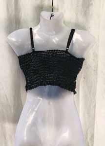 Black Lace Corset Top
