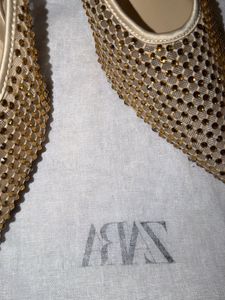 Sparkling Embellished Heeled Mules