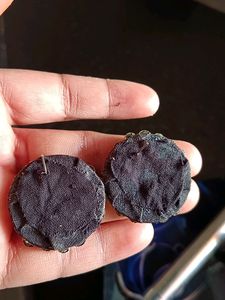 Handmade Black &amp; Gold Earrings