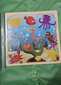 Ocean Theme Kids Wooden Puzzle