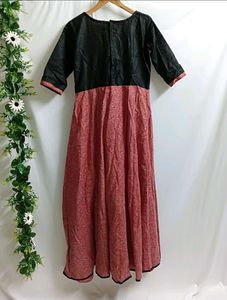Colour Block A Line Gown