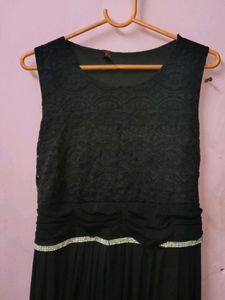 Elegant Black Sleeveless Maxi Dress