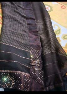 A brown elegant saree