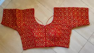 Royal Red Heavy Work Blouse