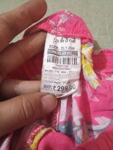 Vibrant Pink Floral Print payjama Pants
