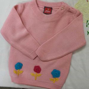 Cute Pink Sweater &amp; Cardigan Set