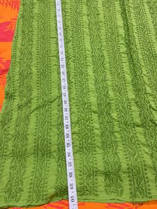 Green Embroidered Kurta