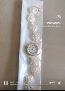Boho Oxidized Watch Bracelet