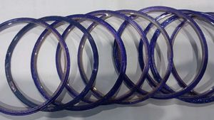 Sparkling Blue Bangle Set