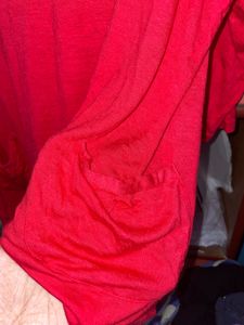 Red shrug XL
