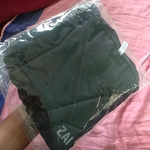 Original Zara Men Black Full Sleeve Tshirt Chest 38 Length 28