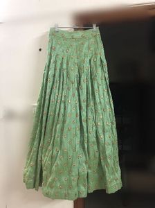 Elegant Green Embroidered Lehenga Choli Set
