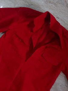 Boys Red Kurta Set