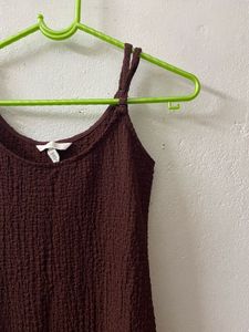 Women's Textured Slip Dress