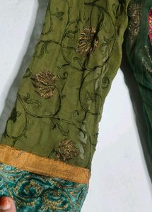 Embroided Kurta Set with Dupatta