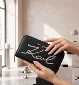 Karl Lagerfeld Zip Around Wallet