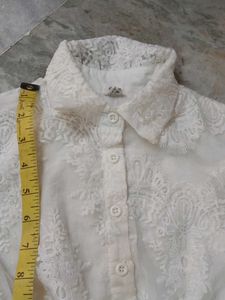 Elegant White Lace Dress