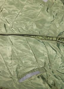 Quilted Olive Jacket &amp; Bag Free