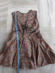 Floral Print Sleeveless Dress