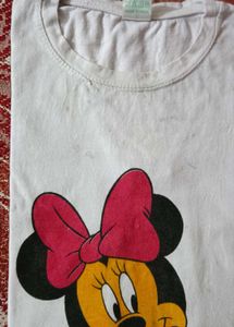 Cute Minnie Mouse Graphic T-Shirt