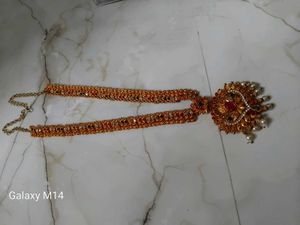 Exquisite Indian Gold-Plated Necklace Set
