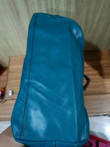 Teal Coach Tote Bag