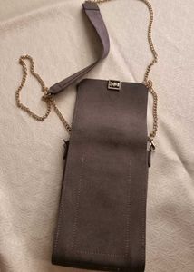 Suede Crossbody Bag