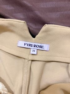 Classic Beige High-Waisted Trousers