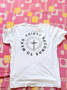 Classic White Graphic T-Shirt