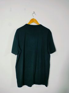 Black Printed Casual T Shirt (Men's)